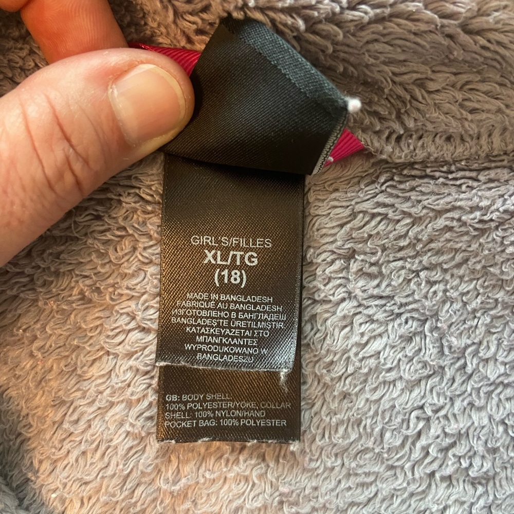 The North Face Fleece Jacket, size Girls XL - Picture 5 of 5